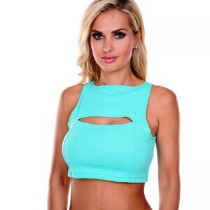 SEALED WM Teal Women's Crop Top - L